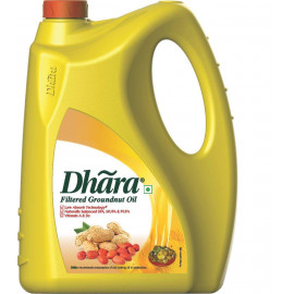 DHARA FILTERED G.NUT OIL   CAN 5ltr